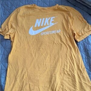 Nike Men's Yellow Sportswear Shirt